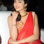  Beautiful Adah Sharma In Red Saree