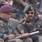  MS Dhoni dressed as Army man in Kashmir