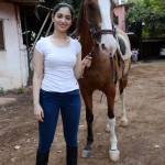 Tamannaah Bhatia Horse Riding