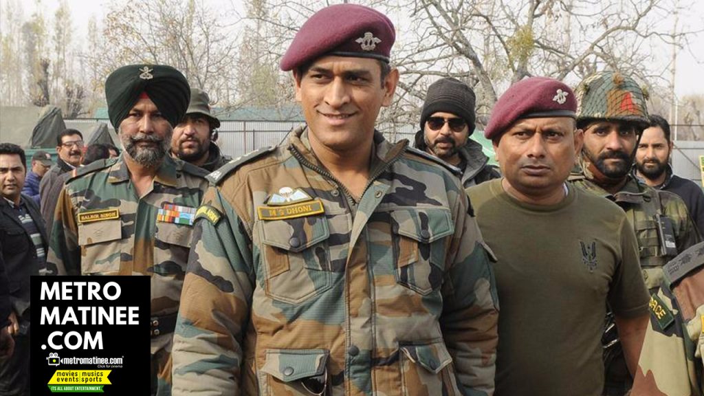 MS Dhoni in Army Uniform