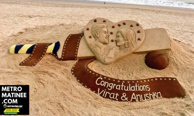 Sand-artist-Sudarsan-Pattnaik's-best-wishes-to-Anushka-Sharma-&-Virat-Kohli