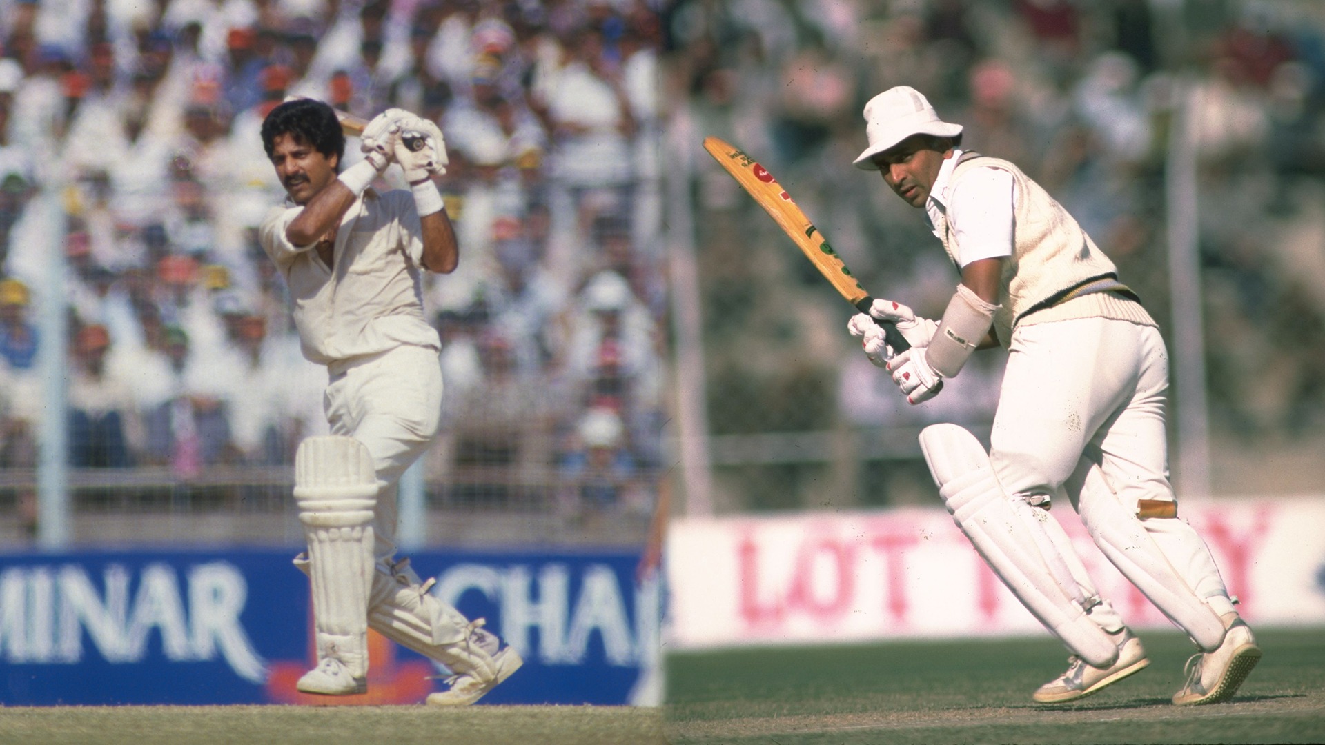 Kris Srikkanth and Sunil Gavaskar (1981 & 1983)
